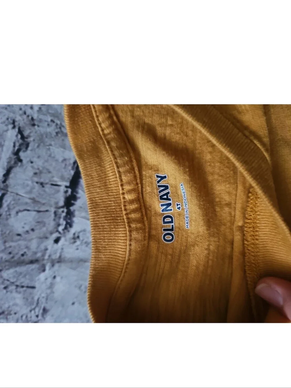 Old Navy Toddler Mustard Yellow Shirt Top Size 4t